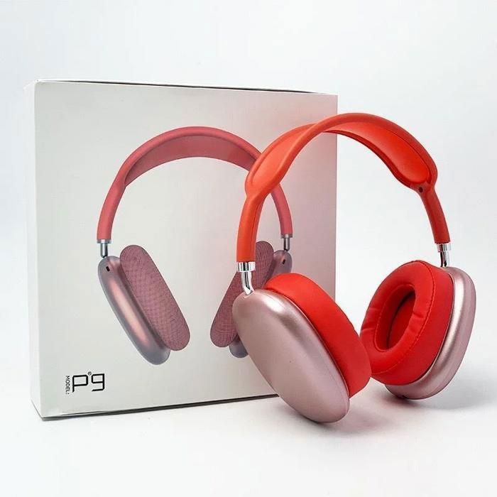Casque sans fil - P9 - Stéréo - Bluetooth 5.0 - Étanche - Rose