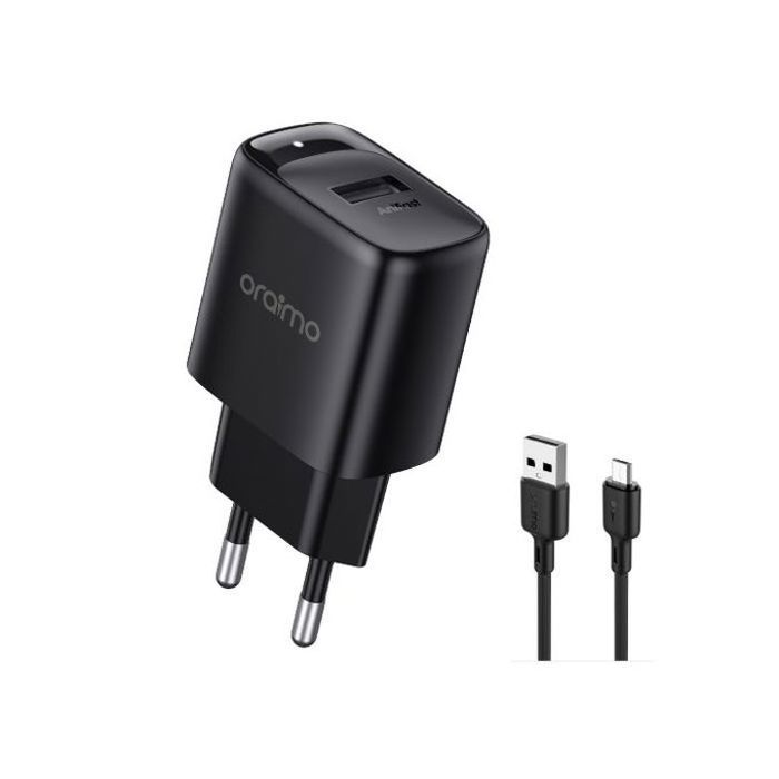 Chargeur FireFly 3 Anifast 10W 2A Chargeur Indicateur LED compact ignifuge avec câble micro-USB