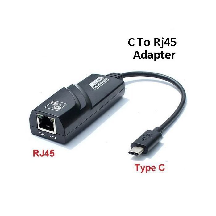 Type C vers RJ45 Ethernet Adapter // 1000 Mbps
