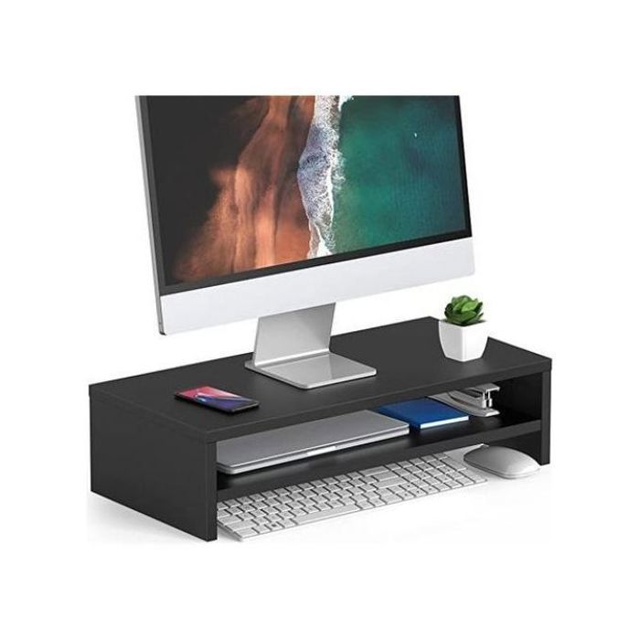 Table pour ordinateur - Support PC - MDF Noir - Écologique - Économique - Pratique