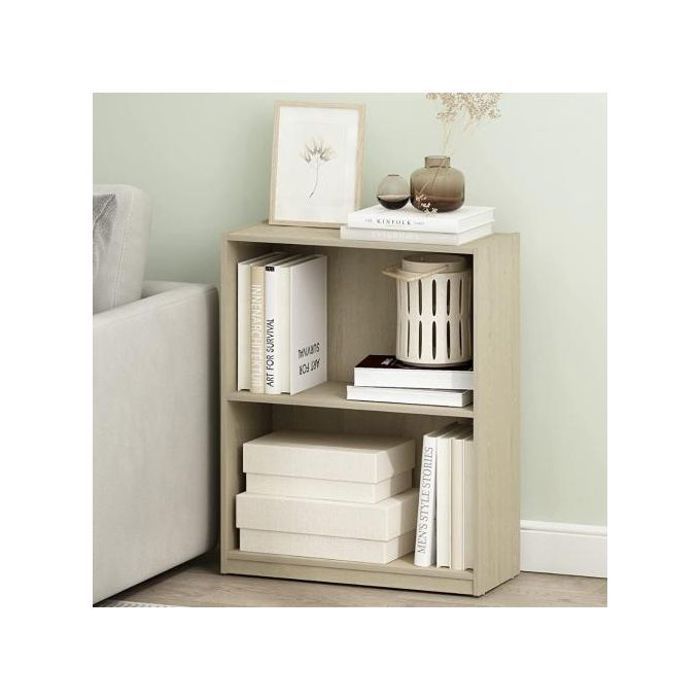 Bibliothèque - Non spécifié - Moderne - 2 étagères ouvertes - Bois composite - 54x40x24cm