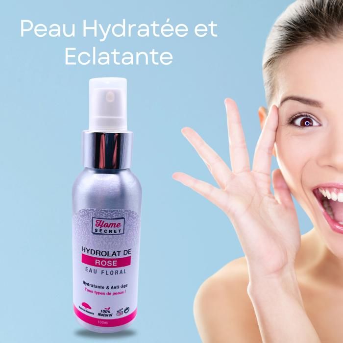 Hydrolat de rose Eau Floral Hydratant & Anti-âge