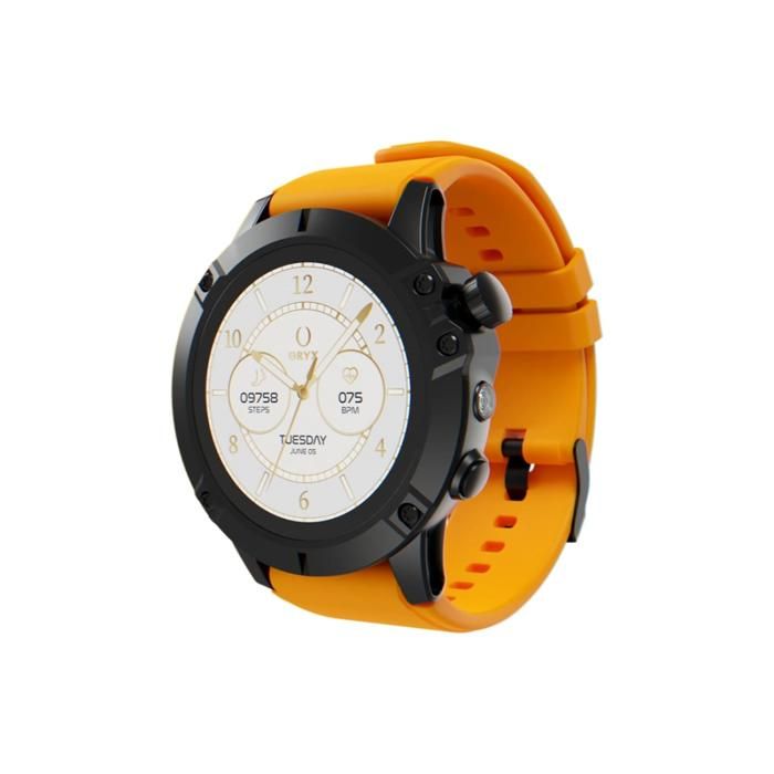 Oryx Montre connectée RS20 Yellow Orange
