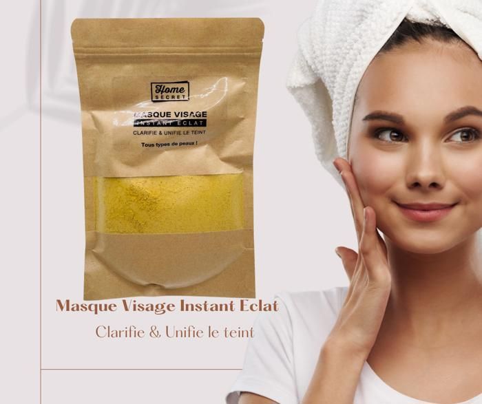 Masque visage Instant Eclat pour tous types de peaux
