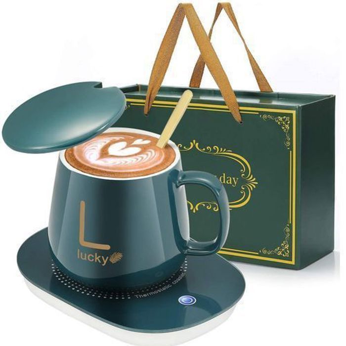 Tasse à Café en céramique Portable Avec Réchauffeur électrique Base chauffante
