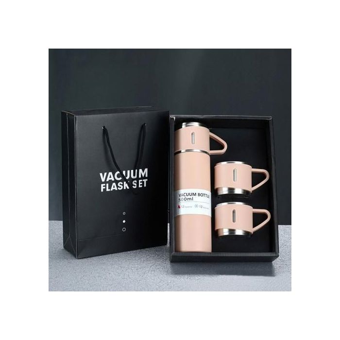 Set Thermos pour conserver les boissons chaudes avec 3 tasses 500 ml