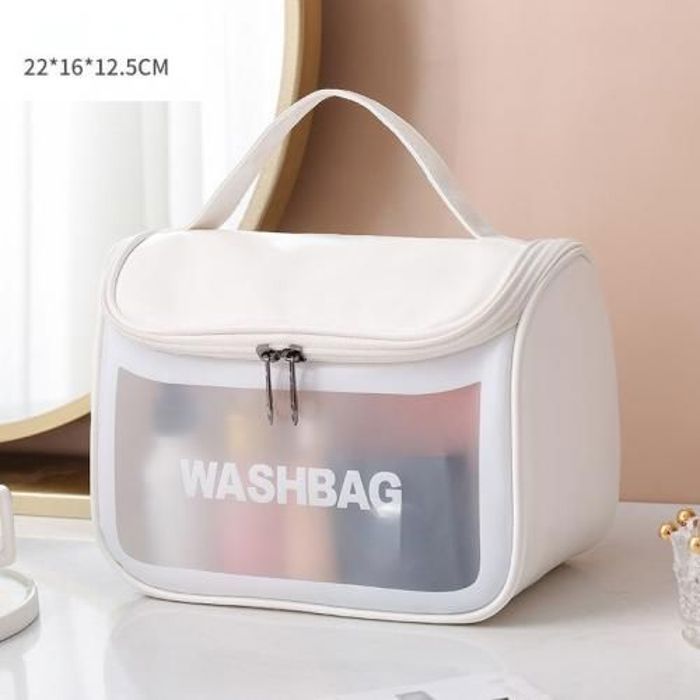 Sac de maquillage Washbag transparente étanche de haute qualité pour femmes