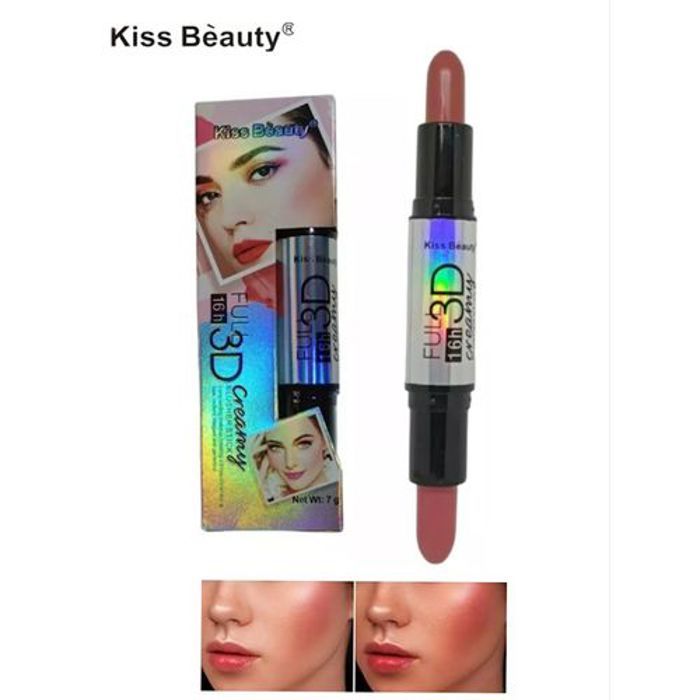 Blush - Fard à joues effet 3D en stick - Texture onctueuse - Fini lumineux - Application facile