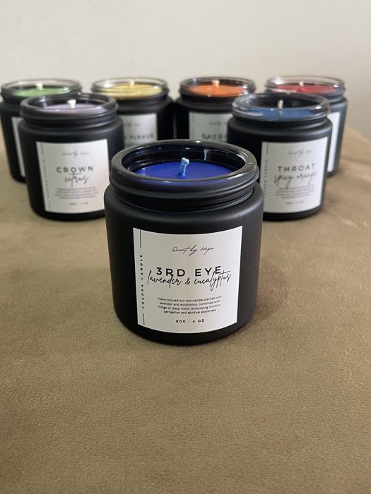 Bougie parfumée Chakra 3ème Oeil