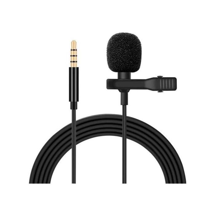 Microphone métallique omnidirectionnel Lavalier