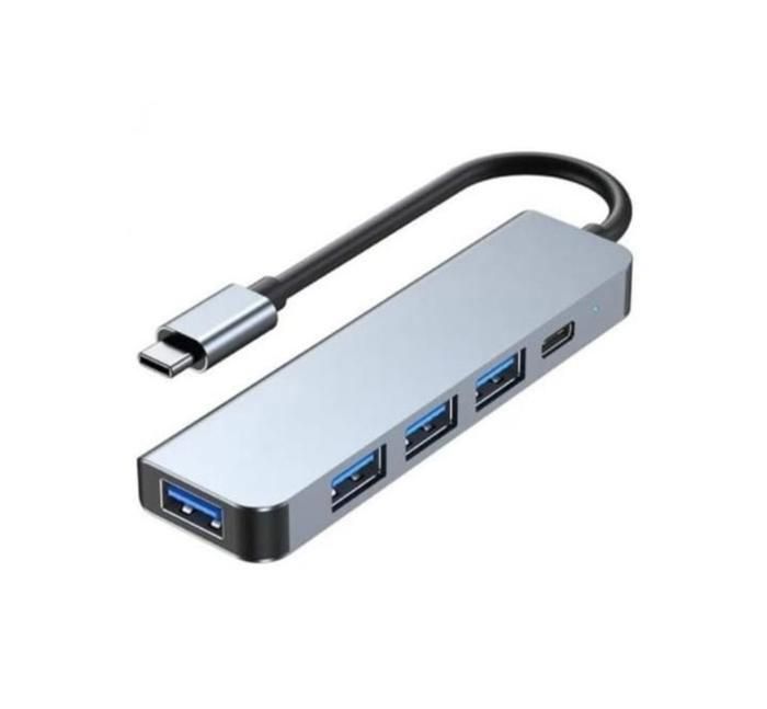 4 en 1 USB-C HUB Type-C + 4 ports USB 3.0 Station d'accueil HUB multifonctionnelle