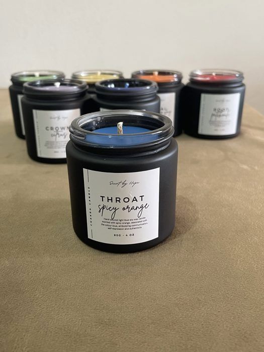 Bougie parfumée Chakra de la Gorge