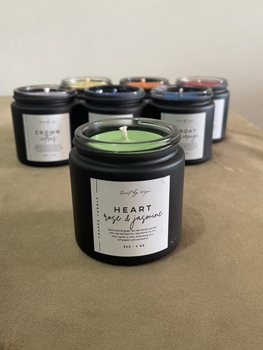 Bougie parfumée Chakra du Coeur