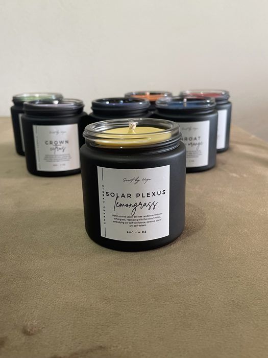 Bougie parfumée Chakra Plexus Solaire