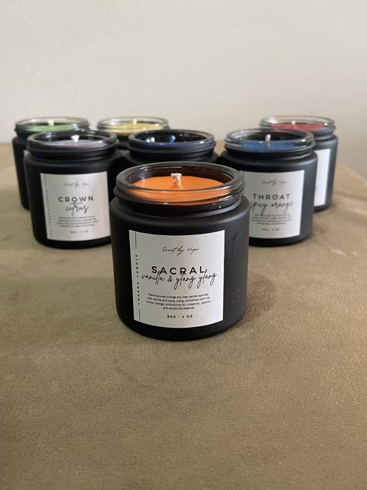 Bougie parfumée Chakra Sacré