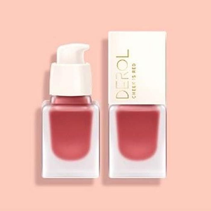 Blush - DEROL - Love Me Silky Liquid Blush - 05 DREAM - 19ml - Rose lumineux