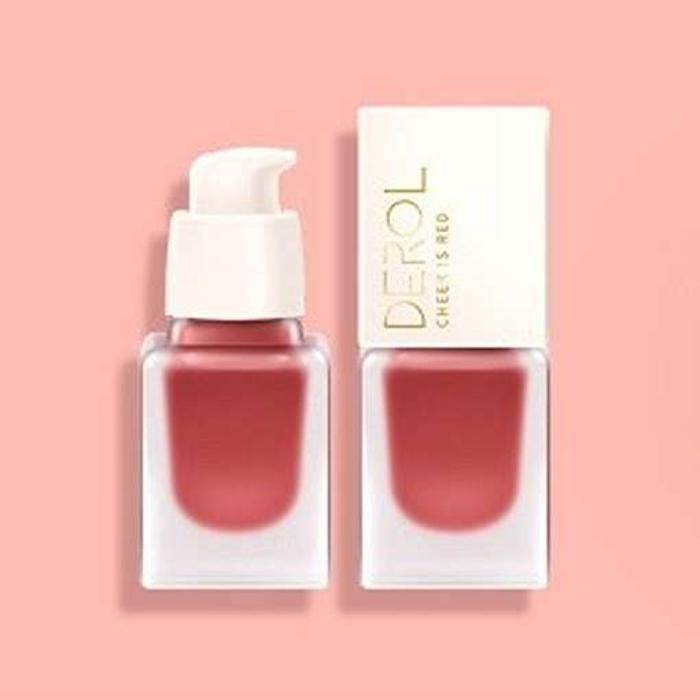 Blush - DEROL - Love Me Silky Liquid Blush 06 MADLY - 19ml - Rose chatoyant - Effet lumineux