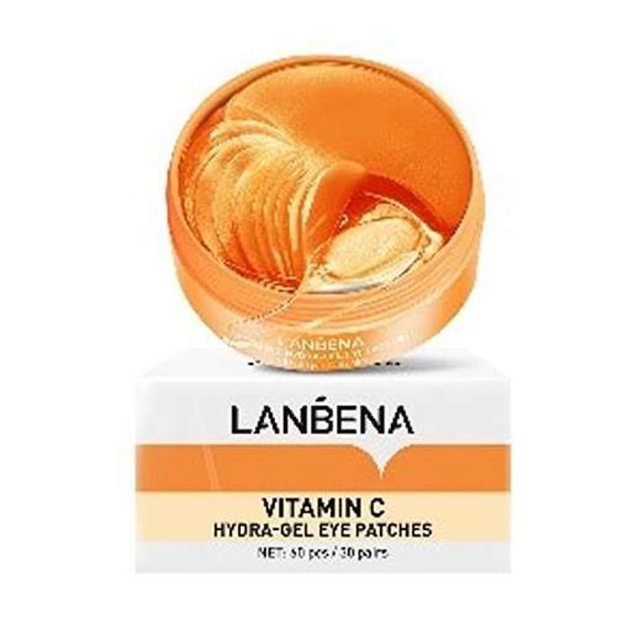 LANBENA Masque pour Les Yeux Parapharmacie Vitamin C Hydra-gel Eye Patches x 30 pairs