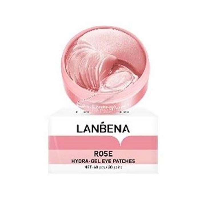 LANBENA Masque pour Les Yeux Parapharmacie Rose Hydra-gel Eye Patches x 30 pairs