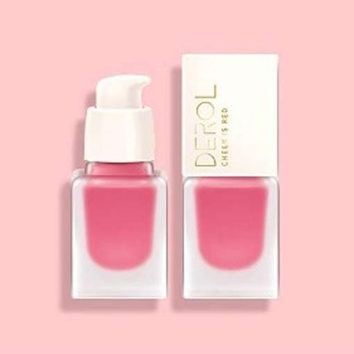 Blush - DEROL - Love Me Silky Liquid Blush 03 FIRST - 19ml - Effet lumineux - Texture soyeuse