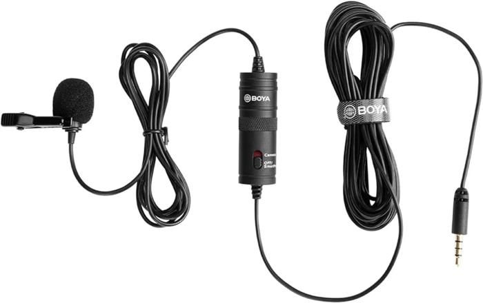 Boya by-M1 3,5 mm Electret Microphone condensateur