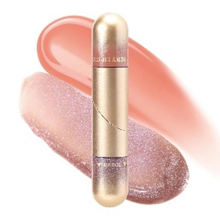DEROL Gloss à lèvres Romantic love dewy 2n1 04 Affection - 10ml