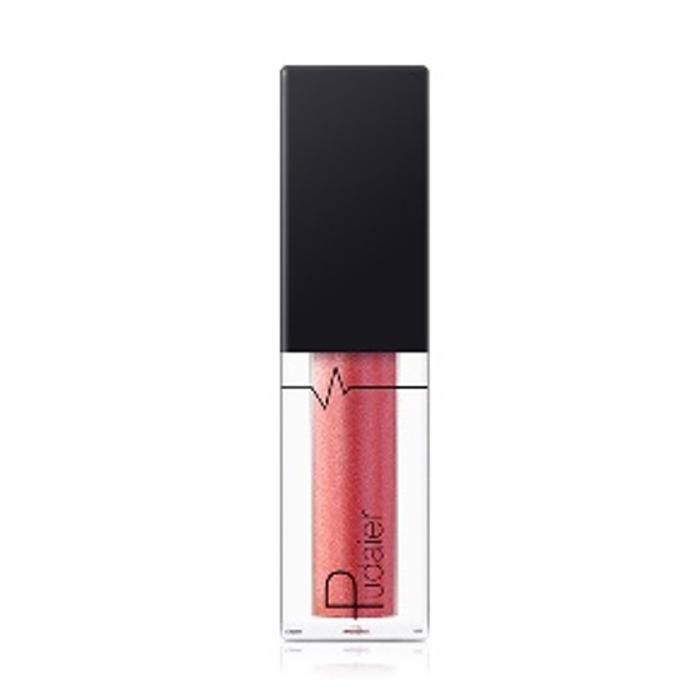 Pudaier Gloss à Lèvres Mat Métallique Nacré Couleur 09 - 3.5ml