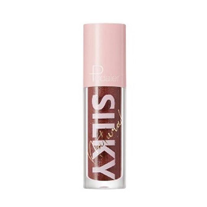 Pudaier Gloss à Lèvres Nacrés Silky Natural Couleur 06