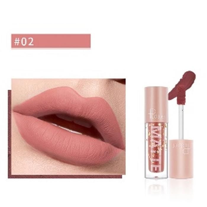 PUDAIER Matte Lasting Lip Gloss 02 BEAN PASTE - 3.5g