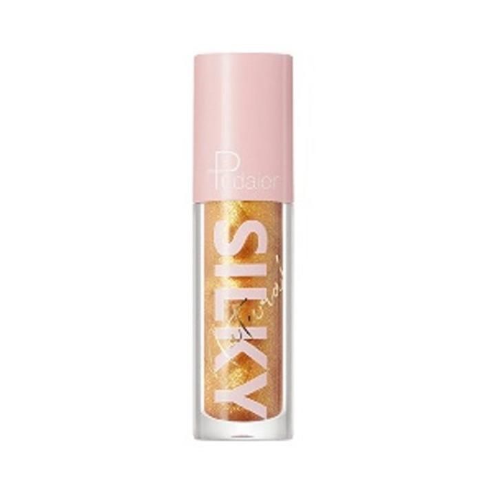 Pudaier Gloss à Lèvres Nacrés Silky Natural Couleur 15