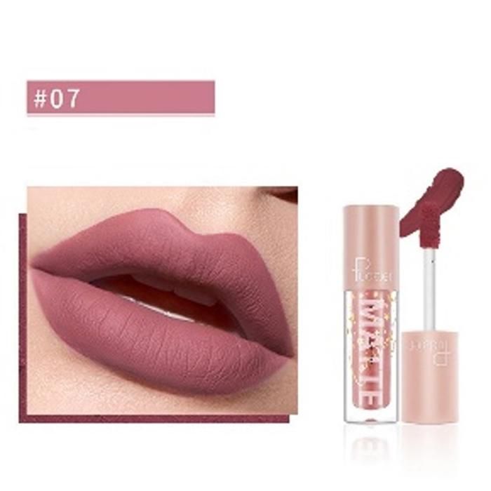PUDAIER Matte Lasting Lip Gloss 07 PINK FANTASY - 3.5g