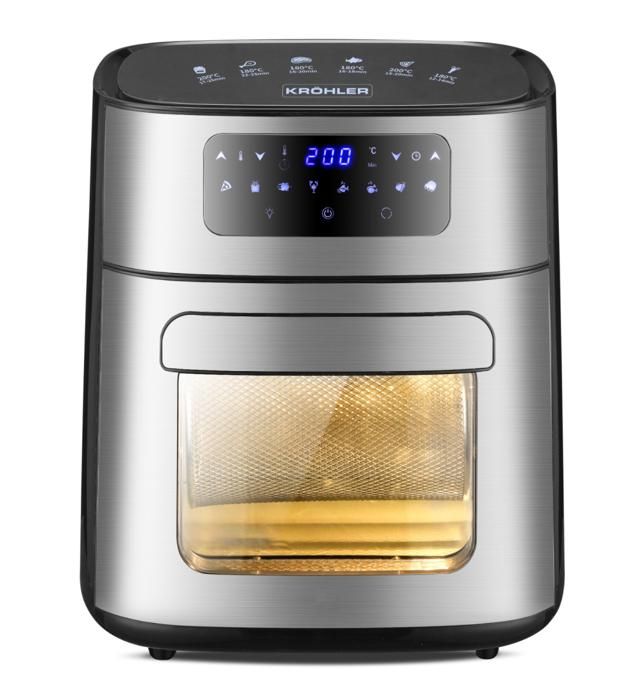 Friteuse sans Huile - 1 bac 10L - Air Fryer - control Digital