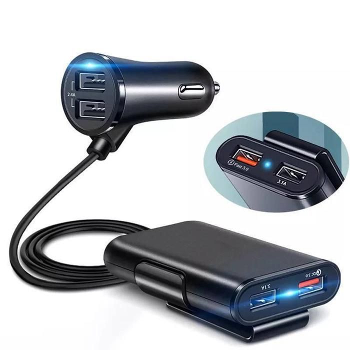 Chargeur de voiture - Non spécifié - 4 ports USB - 40W - 8A - Quick Charge 3.0