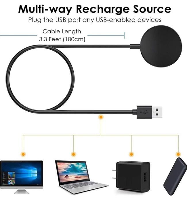 Câble de chargement magnétique - Samsung - Galaxy Watch 5/4/3 - USB - Compatible avec Active 1/2