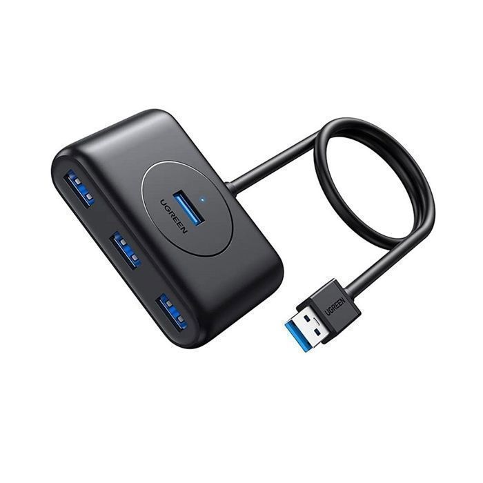Hub USB 3.0 - UGREEN - 4 Ports - Haute Vitesse 5Gbps - Adaptateur Externe - Protection USB