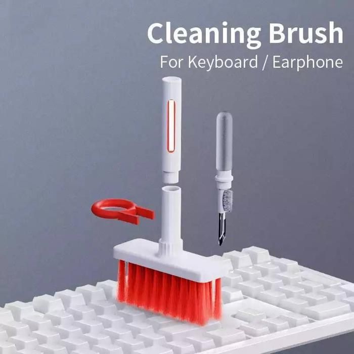 Brosse de nettoyage de clavier - Bluetooth - Outil de nettoyage - Kit d'extraction de capuchons - PC Airpods