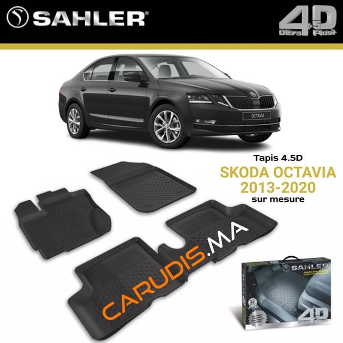 Tapis - SAHLER - Skoda Octavia - Sur mesure - Imperméable - Antidérapant