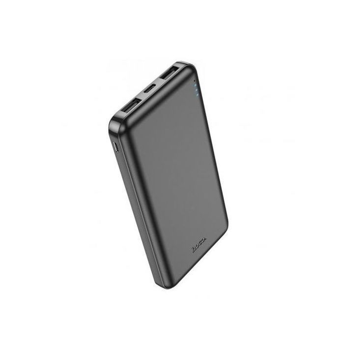 hoco Power Bank batterie ultra fine 10000mAh USB x2 noir