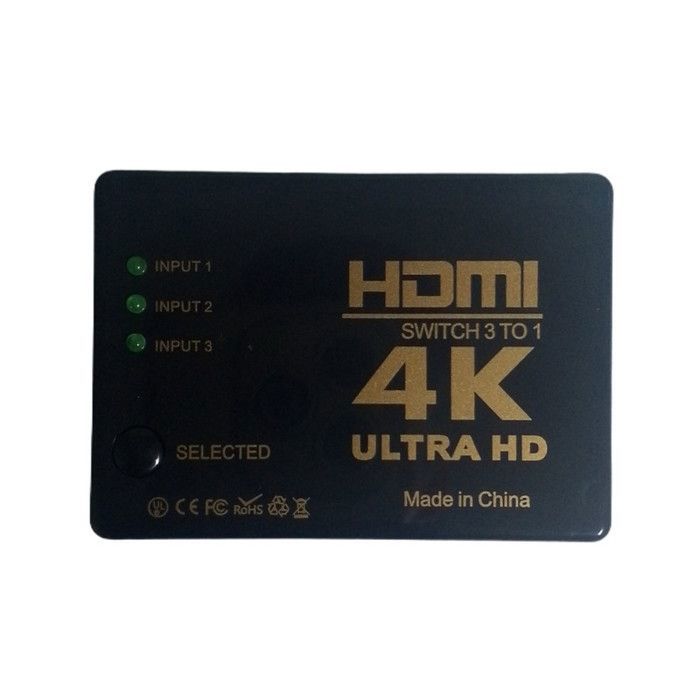 Splitter HDMI 4K - Non spécifié - 1x3 - 1 entrée - 3 sorties - Double affichage 1080P