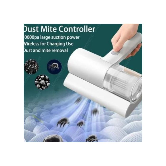 Aspirateur à main UV - Portable - Blanc - Sans sac - Désinfection - 15-30 min autonomie