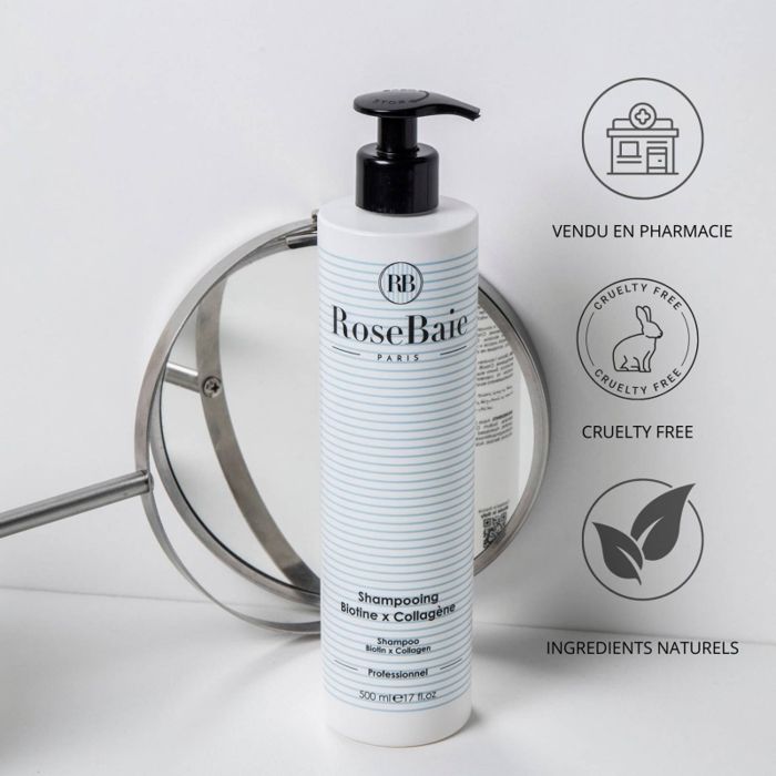 RoseBaie Shampoing Biotine Collagène