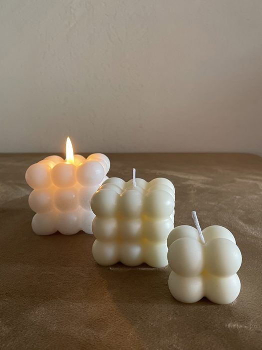 Trio Bougie Bubble