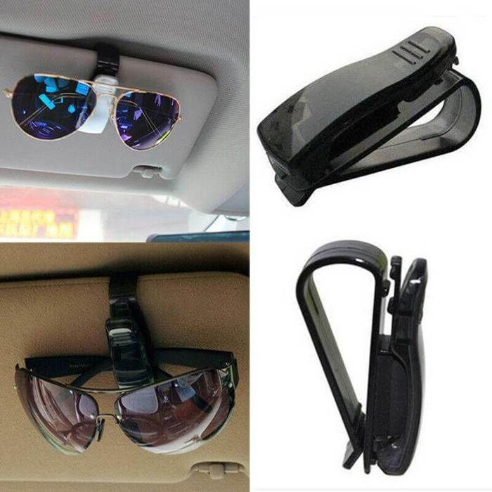 Porte-lunettes attache pare-soleil Pour Voiture multifonction