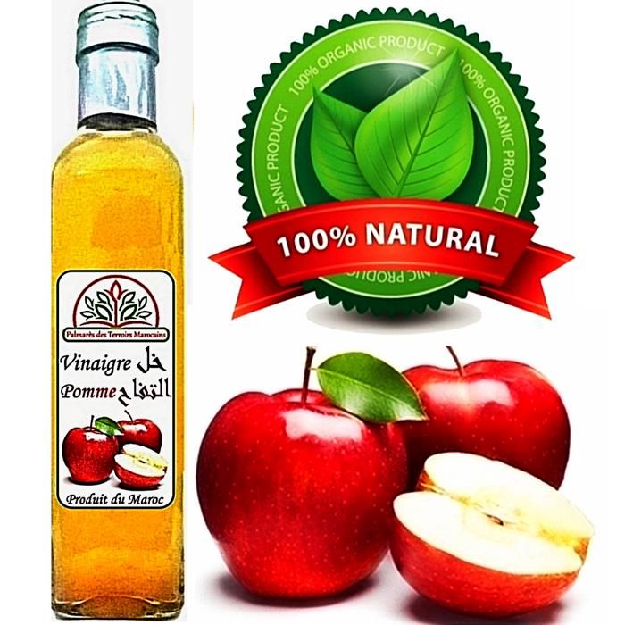 Vinaigre de pomme (Minceur, drainage, perte de poids) 100% Naturel 500ml