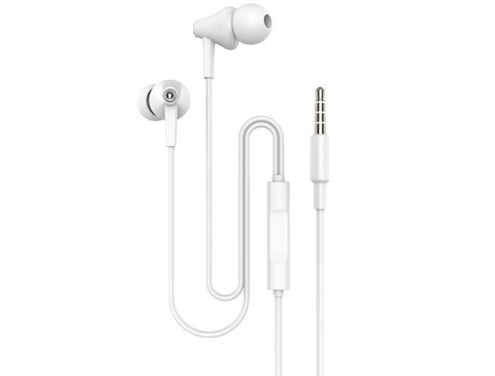 Ecouteurs intra-auriculaires - ORYX - Blanc - HI-FI Audio - Design ergonomique - Résistant à la transpiration