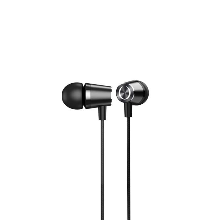 Ecouteurs intra-auriculaires - ORYX - Noir - Filaire - Ergonomique - Isolation de bruit