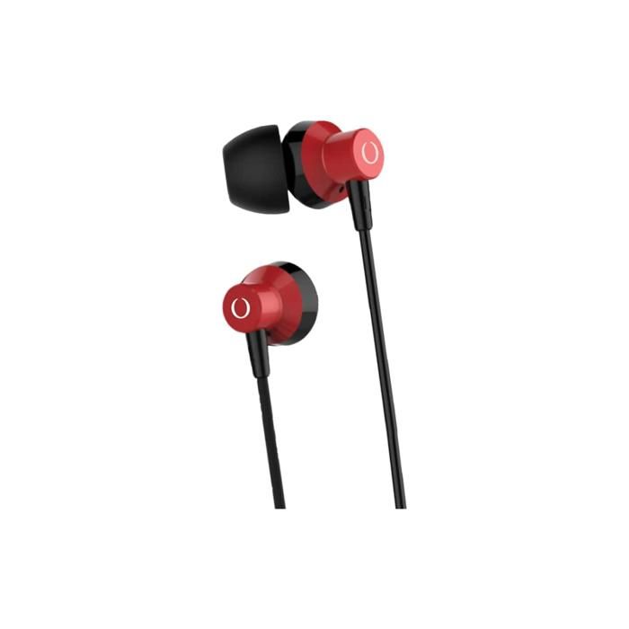 Ecouteurs - ORYX - NEF-327j - Suppression du bruit - Intra-auriculaire - Rouge
