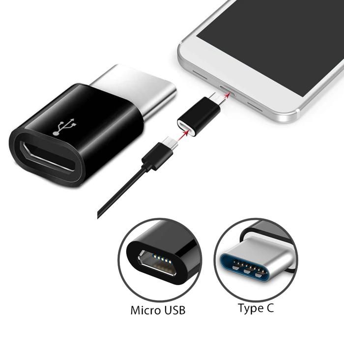 adaptateur micro usb vers Type-c