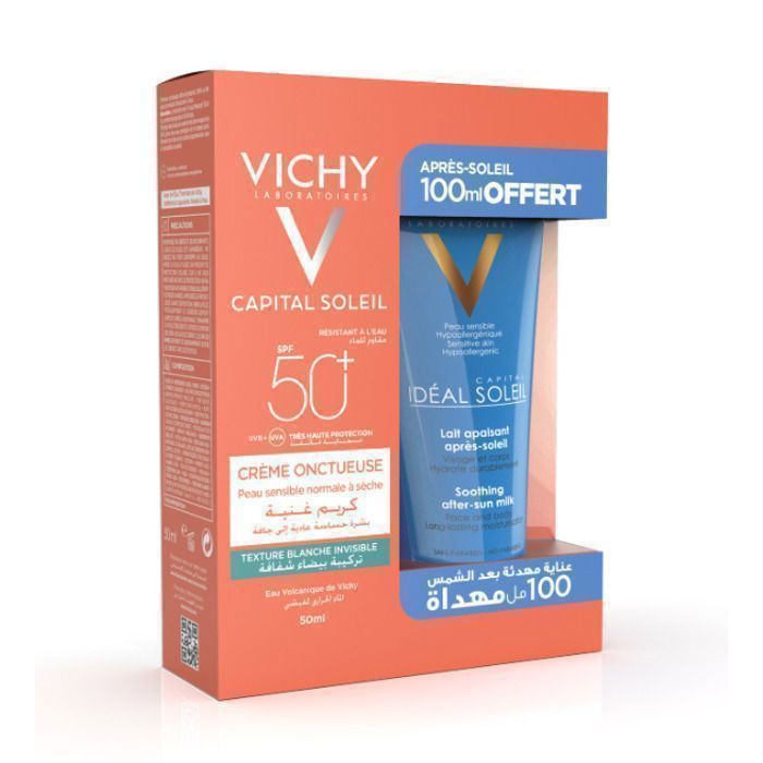 Vichy Capital Soleil Crème Oncteuse 50ml+ Après soleil 100ml Pack
