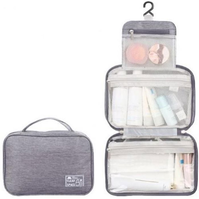 Trousse de Toilette Suspendu étanche de voyage, Sac Organisateur de Maquillage Bon Qualité